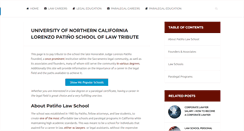 Desktop Screenshot of patinolawschool.com