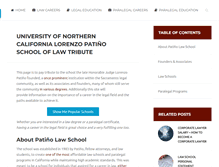 Tablet Screenshot of patinolawschool.com